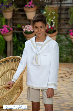 Marinero Lino Blanco M-437-8-800