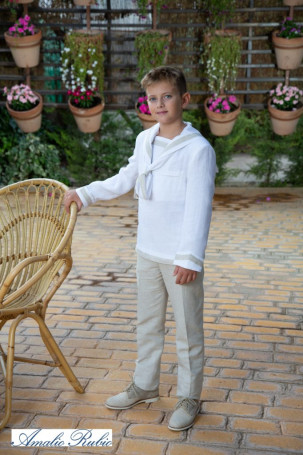 Marinero Lino Blanco M-437-8-800