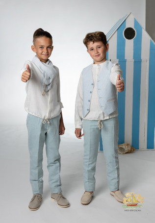 CAMISAS LINO MODELO ABIERTO Y CERRADO CON CINTURA AJUSTABLE C-2 S-800